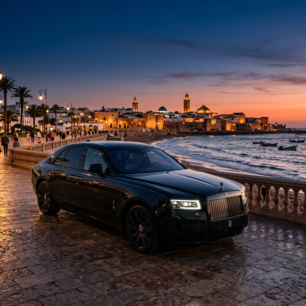 Luxury car in Rabat, Morocco
